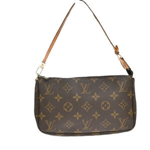 Louis Vuitton Pochette Accessoires  Canvas Clutch Bag