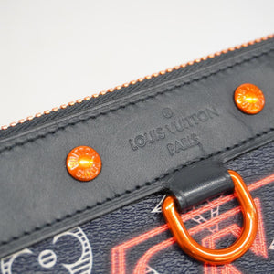 Louis Vuitton Apollo Pochette  Canvas Clutch Bag
