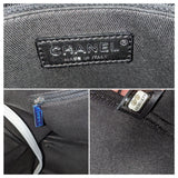 Chanel bags Toile Rubber Leather Large Zipped Airline Shopping Bag