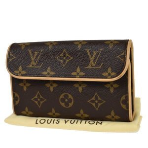 Louis Vuitton Pochette Florentine  Canvas Clutch Bag
