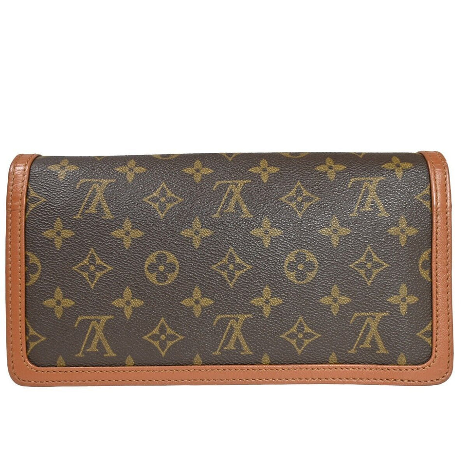 Louis Vuitton Pochette Dame  Canvas Clutch Bag