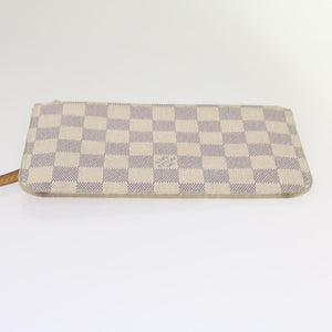 Louis Vuitton Neverfull Pouch  Canvas Clutch Bag