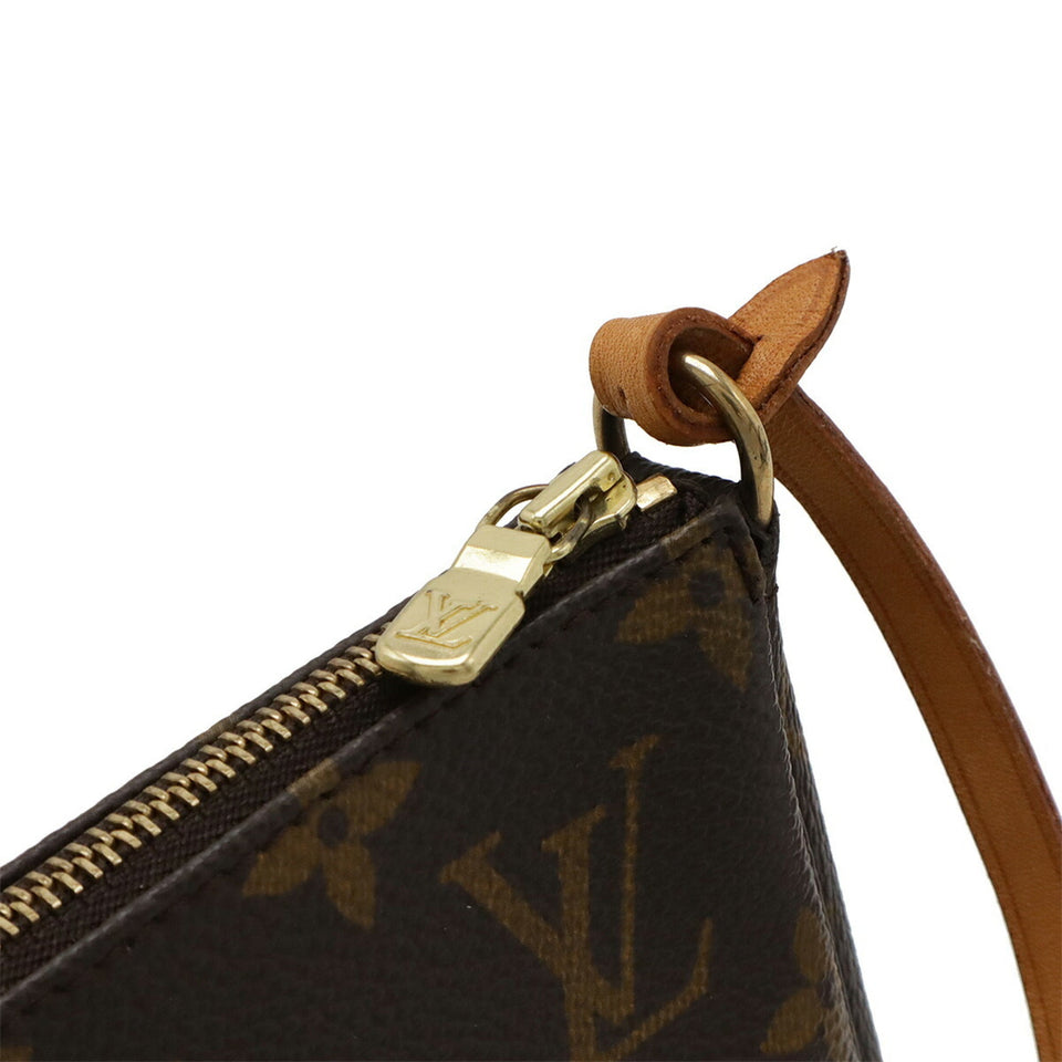 Louis Vuitton Pochette Accessoire  Canvas Clutch Bag