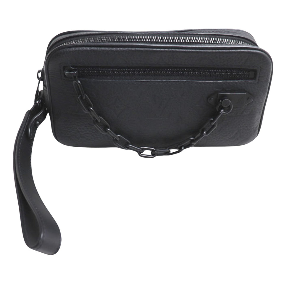 Louis Vuitton Volga  Leather Clutch Bag