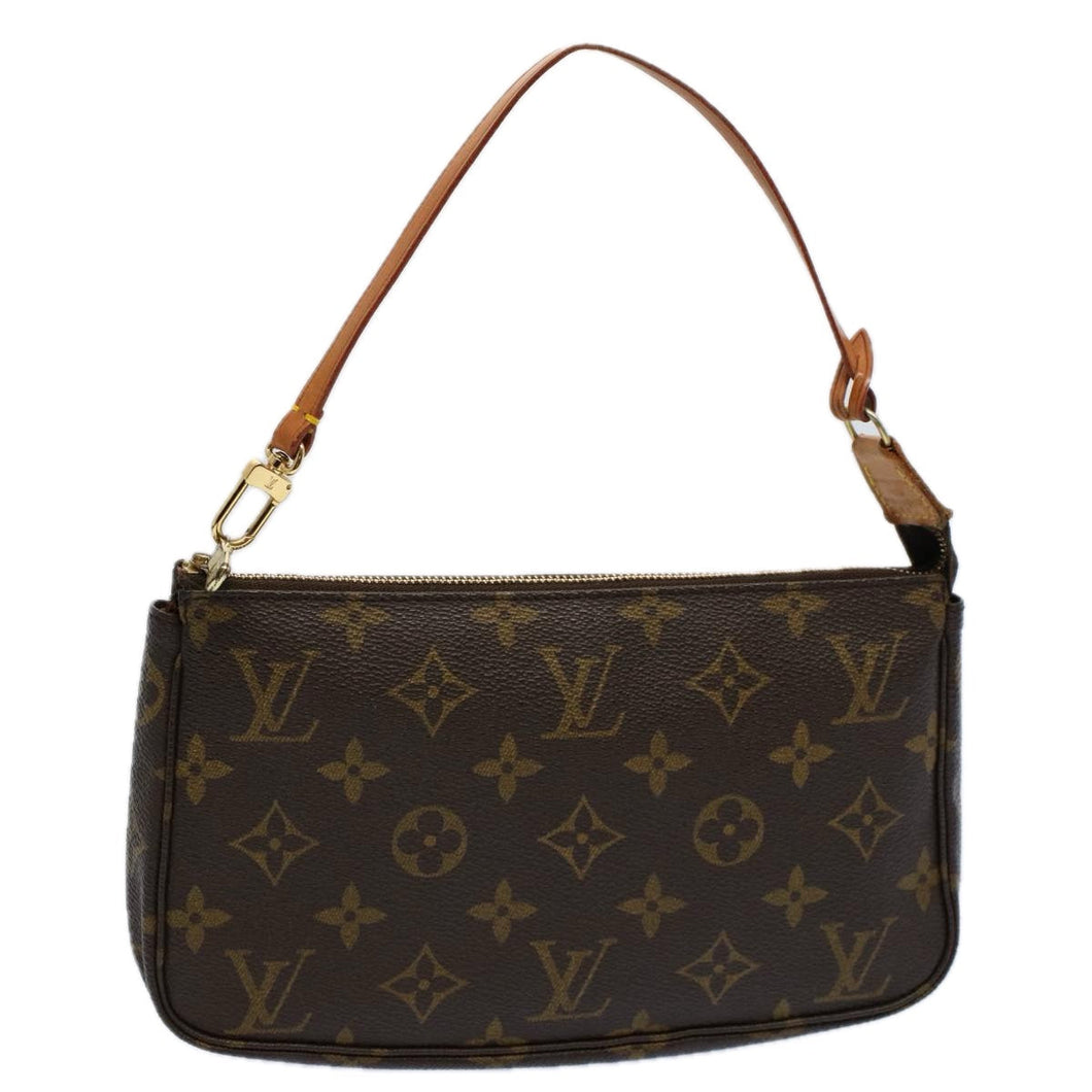 Louis Vuitton Pochette Accessoire  Canvas Clutch Bag