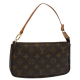 Louis Vuitton Pochette Accessoire  Canvas Clutch Bag