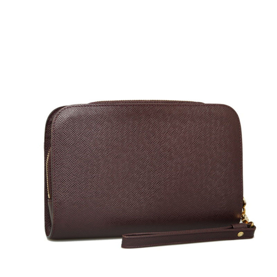Louis Vuitton Baikal  Leather Clutch Bag
