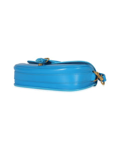 Christian Dior Blue Leather Bobby East West Horizon Bag