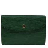 Louis Vuitton Montaigne  Leather Clutch Bag