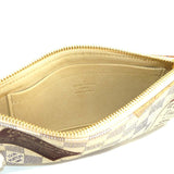 Louis Vuitton Pochette Accessoire  Canvas Clutch Bag