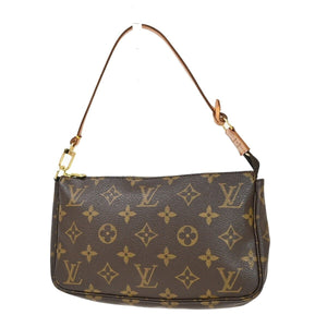 Louis Vuitton Pochette Accessoire  Canvas Clutch Bag