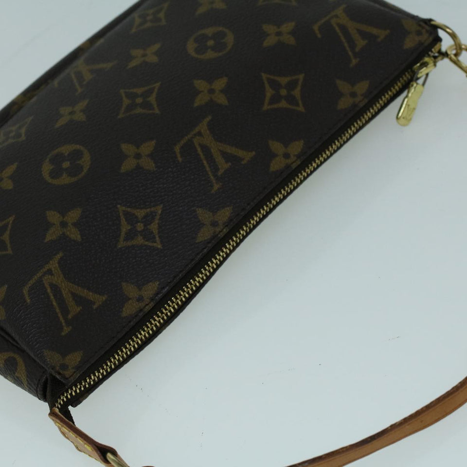 Louis Vuitton Pochette Accessoire  Canvas Clutch Bag