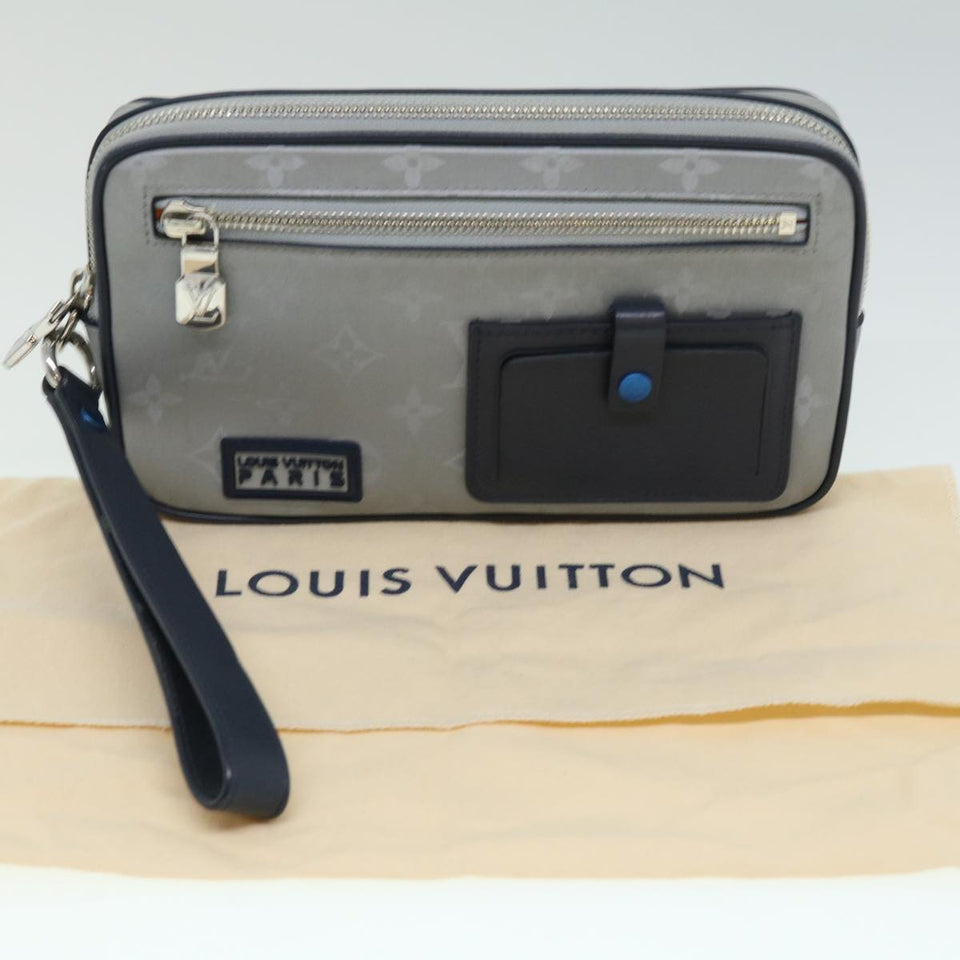 Louis Vuitton Alpha Leather Clutch Bag