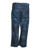 Dior Toile Print Wide-Leg Jeans in Blue Cotton
