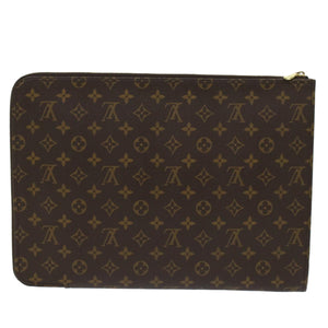 Louis Vuitton Poche Document  Canvas Clutch Bag