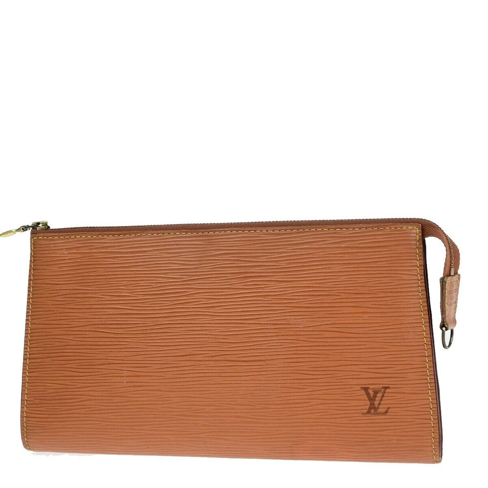 Louis Vuitton Pochette Accessoires  Leather Clutch Bag
