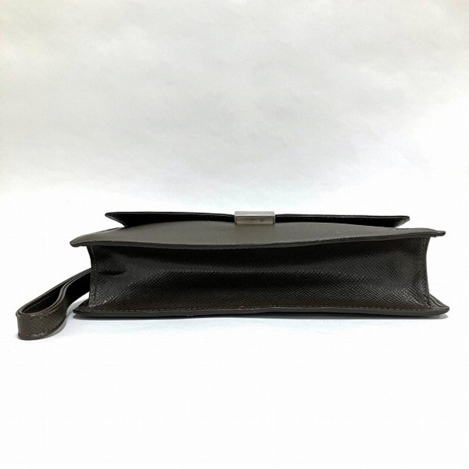 Louis Vuitton Selenga  Leather Clutch Bag