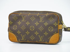 Louis Vuitton Marly Dragonne  Canvas Clutch Bag