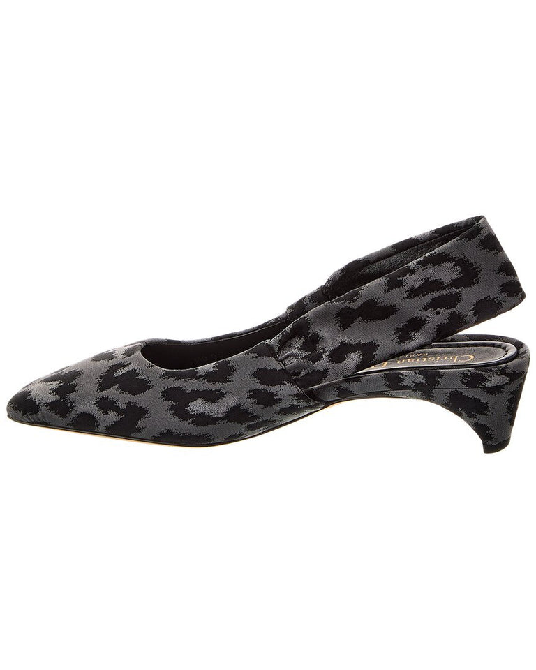 Dior Mizza Canvas Slingback Pump