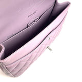 CHANEL Classic Jumbo Double Flap Lambskin Bag- Light Purple