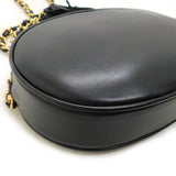 Chanel CC Fringe Crossbody Bag Black Calfskin Gold