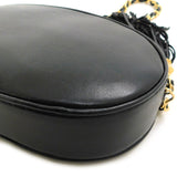 Chanel CC Fringe Crossbody Bag Black Calfskin Gold