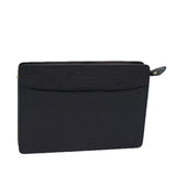Louis Vuitton Epi Pochette Homme Clutch Bag Black Noir