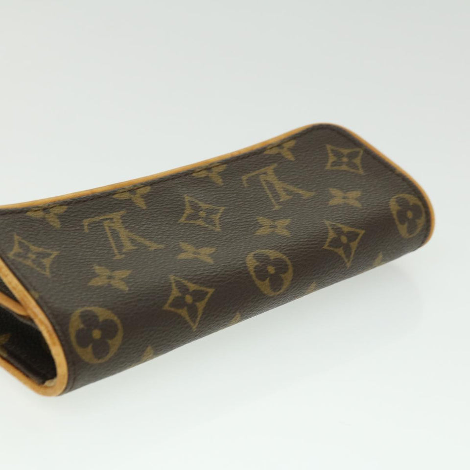 Louis Vuitton Pochette Twin  Canvas Clutch Bag