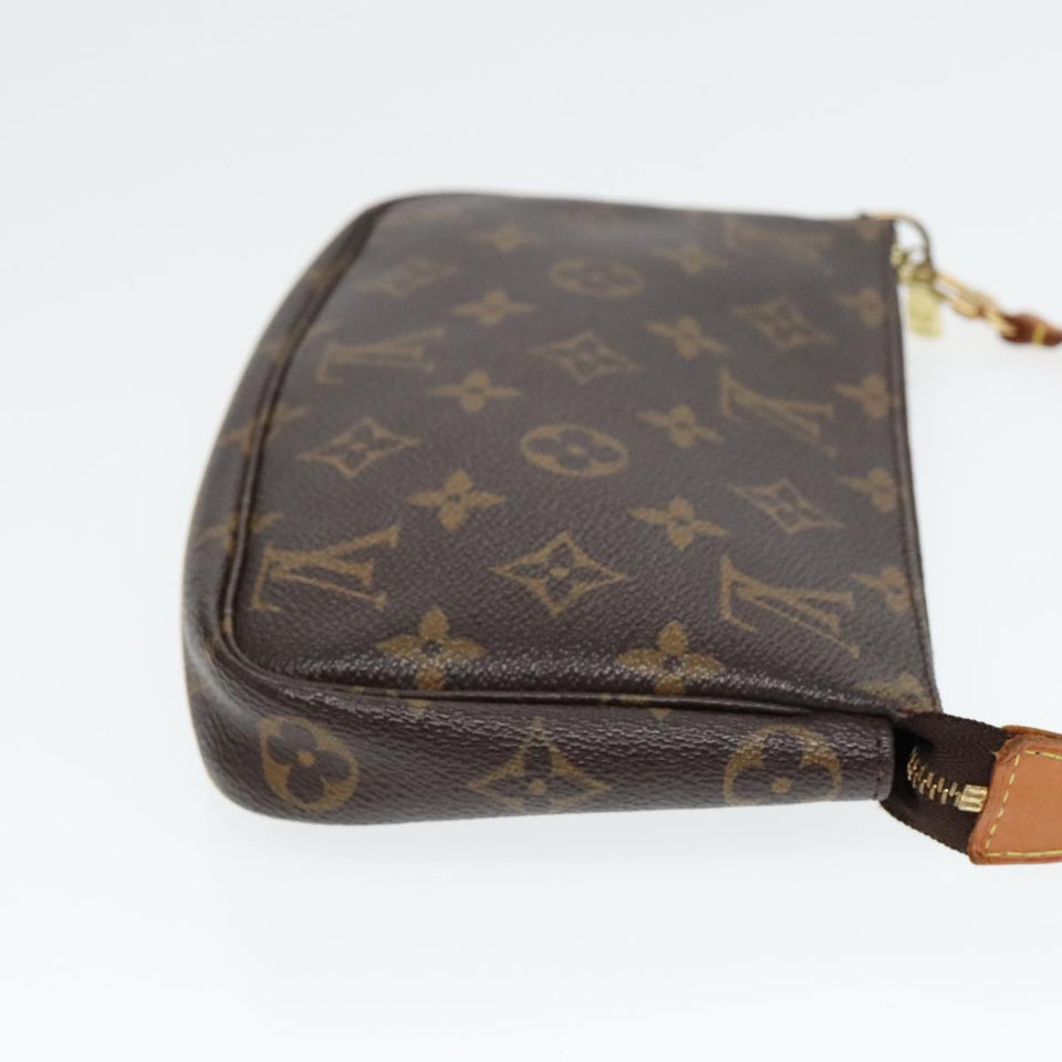 Louis Vuitton Pochette Accessoire  Canvas Clutch Bag