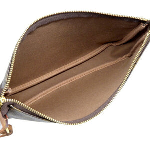Louis Vuitton Pochette Accessoire  Canvas Clutch Bag