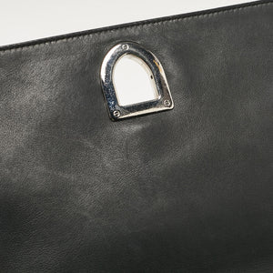 Dior Black Leather Medium Patch Diorama Shoulder Bag