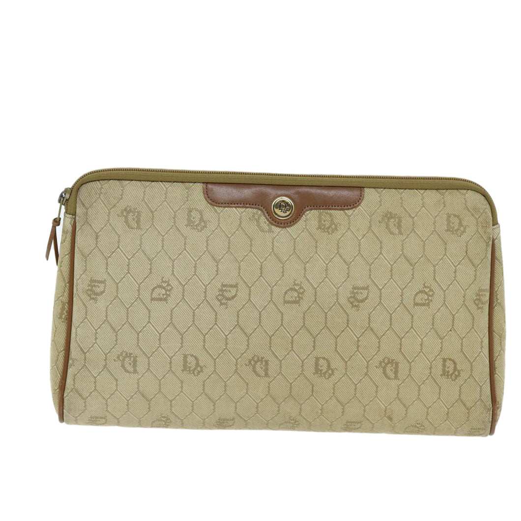 Dior Honeycomb  Canvas Clutch Bag