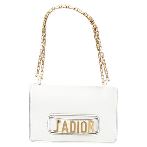 Dior J'Adior Medium leather letter chain flap crossbody bag