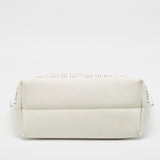 Dior White Cannage Perforated Leather Dioriva Tote