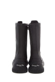 Christian Dior Ground Black Rubber Boots SZ 38
