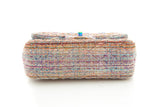 Chanel 2106/2017 Rainbow Tweed Quilted Single Flap Handbag