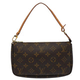 Louis Vuitton Pochette Accessoire  Canvas Clutch Bag