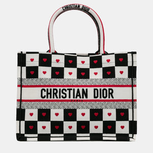 Black/White Medium Dioramour D-Chess Book Tote