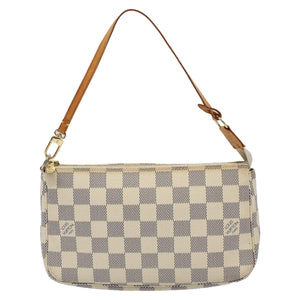 Louis Vuitton Pochette Accessoires  Canvas Clutch Bag