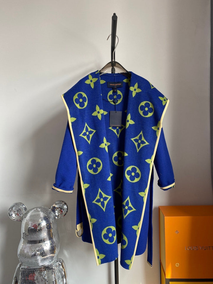 Luxury Louis Vuitton  Wrap Coat 038
