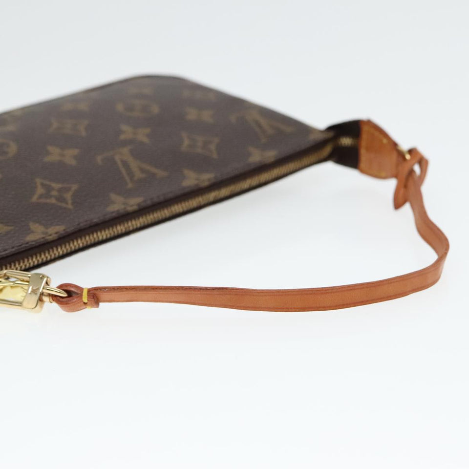 Louis Vuitton Pochette Accessoire  Canvas Clutch Bag