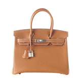Hermes Birkin 30 Bag Gold