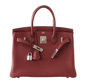 Hermes Birkin 30 Rouge H Togo Bag