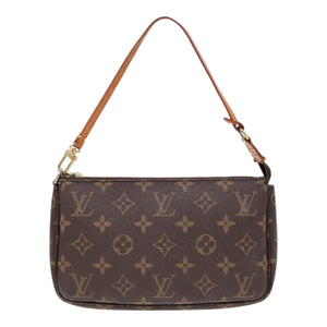 Louis Vuitton Pochette Accessoire  Canvas Clutch Bag