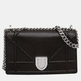 Brown Toe Mini Diorama Chain Shoulder Bag