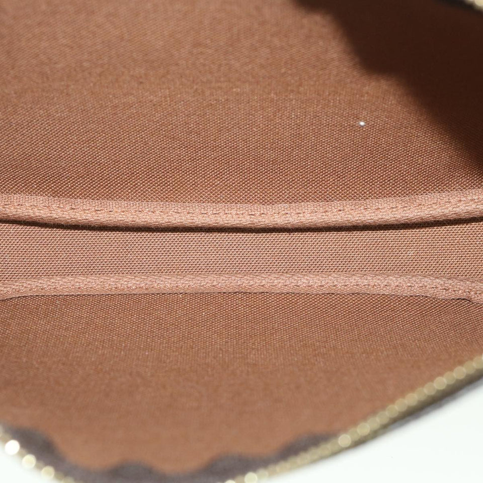 Louis Vuitton Pochette Accessoire  Canvas Clutch Bag