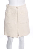 Chanel 2020 Cruise Ivory Fantasy Tweed Skirt SZ 38 NWT
