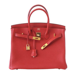 Hermes Birkin 25 Vermillion Bag