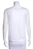 Chanel Ivory Ruffle Tank SZ 38