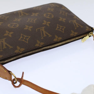 Louis Vuitton Pochette Accessoire  Canvas Clutch Bag